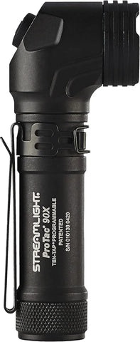 Streamlight 88095 ProTac 90 X 1,000-Lumen 7,350-Candela Right-Angle Tactical Hands-Free LED Flashlight, Black
