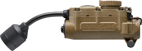 Streamlight 14308 Sidewinder Stalk 76-Lumen Hands-Free Gear Mounted Flexible Task Light with White/Red/Blue/IR LEDs, Coyote