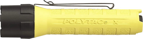 Streamlight PolyTac X, Multi-Fuel, Professional Tactical Flashlight, Yellow - 88614, Battery Powered, 600 Lumens, Rechargeable Option, Waterproof, Impact Resistant