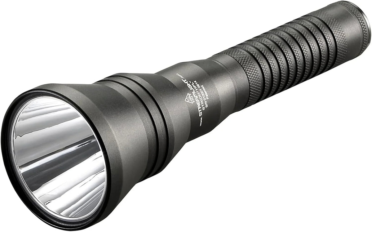 Streamlight 74502 Strion HPL 615-Lumen Compact Rechargeable Flashlight with 120V AC/12V DC Charger & 2 Holders, Black