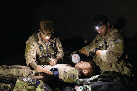 Streamlight 61706 Bandit 180-Lumen USB Rechargeable Red LED Headlamp with Elastic Head Strap, Clip, and USB Cable, Coyote