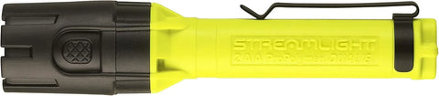 Streamlight 67750 Dualie 2AA 175-Lumen Dual Beam Flashlight w/Pocket Clip and Magnetic Base, Clear Retail Packaging, Yellow