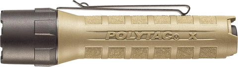 Streamlight 88615 PolyTac X USB 600-Lumen 11,485-Candela Professional Tactical LED Flashlight, Ten-TAP Programmable, Easy-Open Box, Coyote