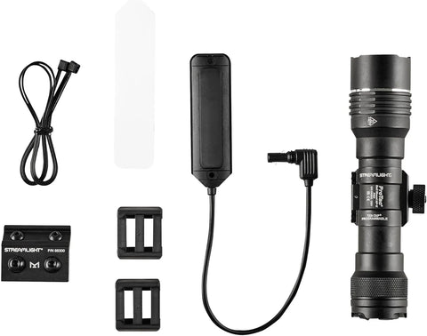 Streamlight 89016 ProTac Rail Mount HP-X Pro USB 800-Lumen 105000-Candela Tactical LED Flashlight, Jack-Cap Switch, for Picatinny Rails, M-LOK Mount, Black