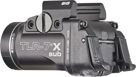 Streamlight 69401 TLR-7 X sub 500-Lumen Tactical Weapon Light Designed Exclusively and Solely for Sig Sauer P365 & P365XL Closed Rail Systems Subcompact Handguns with Mounting Kit and Keys, Black