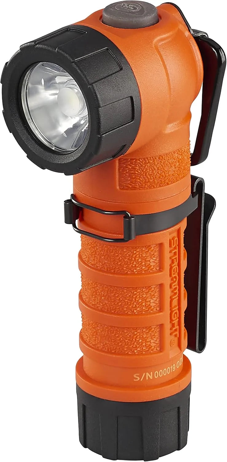 Streamlight 88834 PolyTac 90X USB 500-Lumen 7,000-Candela LED Right Angle Flashlight, Rechargeable Capable, Black