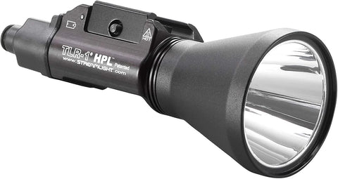 Streamlight 69219 TLR-1 HPL 1000-Lumen Long-Range Rail Mounted Weapon Light Featuring Strobe with Long Gun Kit with Thumbscrew, Safe Off Door Switch and Remote Pressure Switch, Black