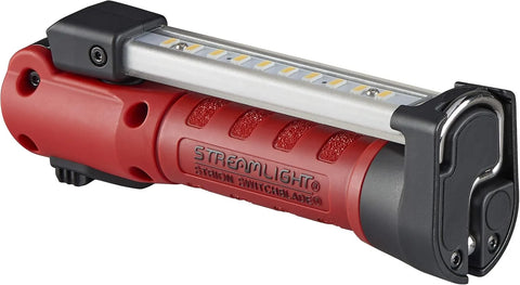 Streamlight 74850 Strion Switchblade 500-Lumen Rechargeable Compact Multi-Function LED Work Light with Color-Rite Technology, and USB Cable, Red