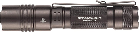 Streamlight 88082 ProTac 2L-X USB 500-Lumen 68000-Candela Tactical LED Flashlight, Ten-TAP Programmable, Clear Retail Packaging, Black