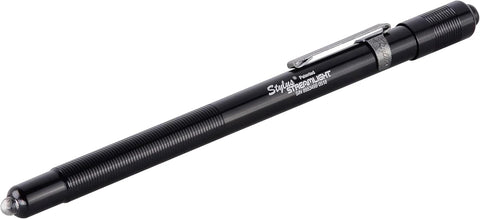 Streamlight 65022 Stylus 2-Lumen Blue LED Pen Light for Inspectors, Technicians, Medical Professionals and First Responders with 3 AAAA Alkaline Batteries, Black