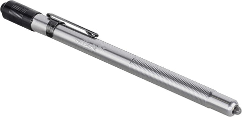 Streamlight 65012 Stylus 11-Lumen White LED Pen Light for Medical, Inspection, and Everyday Use with 3 AAAA Alkaline Batteries, Silver