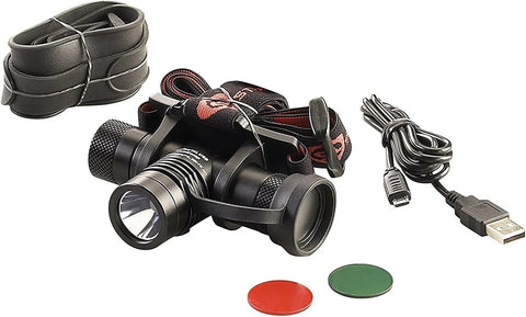 Streamlight 61305 ProTac HL USB Headlamp, 1,000-Lumens 13,500-Candela, Hands-Free Tactical Lighting, Black, Clear Retail Packaging