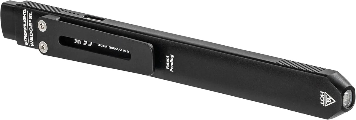 Streamlight 88840 Wedge SL 500-Lumen Max 100-Lumen Standard 1,600-Candela Ultra-Thin Rechargeable EDC Inspection LED Flashlight, Black