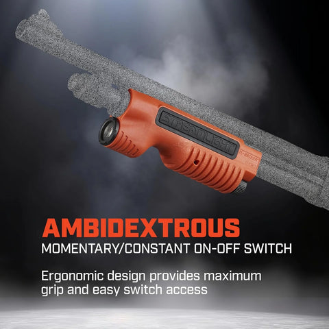 Streamlight 69610 TL-Racker 1,000-Lumen 20,000-Candela Tactical Integratd Forend Weapon Light with Ambidextrous Controls for Mossberg 500/590 Models Only, Orange