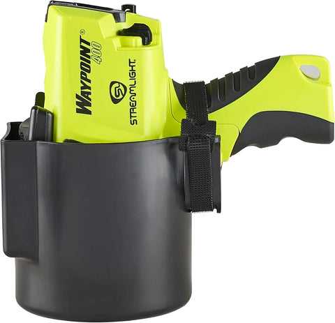 Streamlight 44910 WayPoint 400 1400-Lumen 400,000-Candela Rechargeable Handheld LED Spotlight for Outdoor, Marine, and Emergency Use, Yellow