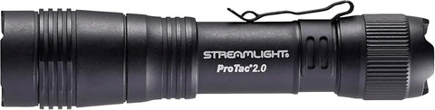 Streamlight 89000 ProTac 2.0 2000-Lumen 17300-Candela Rechargeable Tactical LED Flashlight with USB C Cable, and Holster, Box, Black