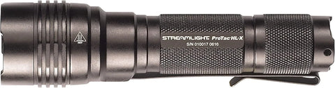 Streamlight 88085 ProTac HL-X USB 1300-Lumen 35000-Candela Handheld Tactical LED Flashlight, Ten-TAP Programmable, Box, Black