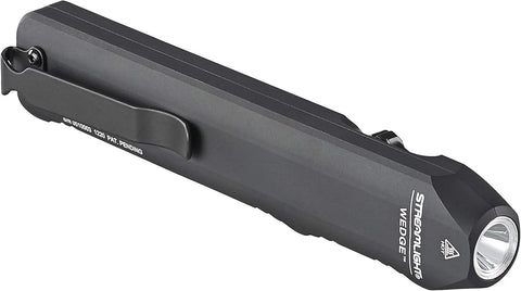 Streamlight 88810 Wedge 1,000-Lumen Max 300-Lumen Standard 1,200-Candela Flat Everyday Carry Flashlight, Includes USB-C Cable and Lanyard, Black