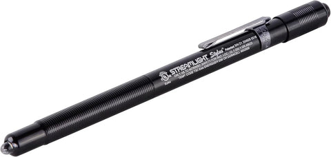 Streamlight 65058 Stylus UL Listed 11-Lumen White LED Pen Light for Utility Workers, Industrial Inspectors, Technicians & First Responders, 3 AAAA Batteries, Black