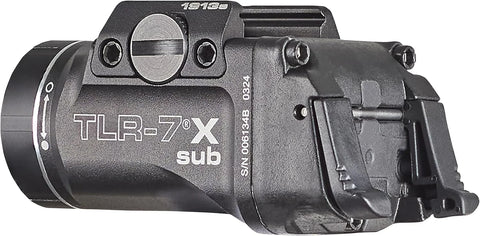Streamlight 69402 TLR-7 X sub 500-Lumen Tactical Weapon Light Designed Exclusively and Solely for Select 1913 Railed Subcompact Handguns, Includes Mounting Kit and Keys, Black