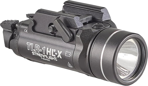 Streamlight 69501 TLR-1 HL-X USB 1500-Lumen 15000-Candela Rechargeable Rail-Mounted Tactical Weapon Light with Specific Compatibility Rail Locating Keys, Black