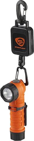 Streamlight 88832 PolyTac 90X 500-Lumen 7,000-Candela LED Right Angle Flashlight with Gear Keeper, Orange