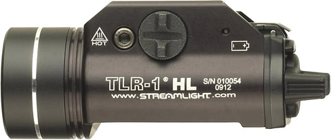 Streamlight 69889 TLR-1 HL 1000-Lumen 20000 Candela Rail-Mounted Tactical Weapon Light with Dual Remote Kit Includes Dual Remote Pressure Switch, Safe Off Door Switch, and Mounting Clips, Black