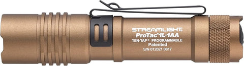 Streamlight 88073 ProTac 1L-1AA 350-Lumen 6,400-Candela Compact Tactical LED Flashlight with Alkaline Battery Coyote