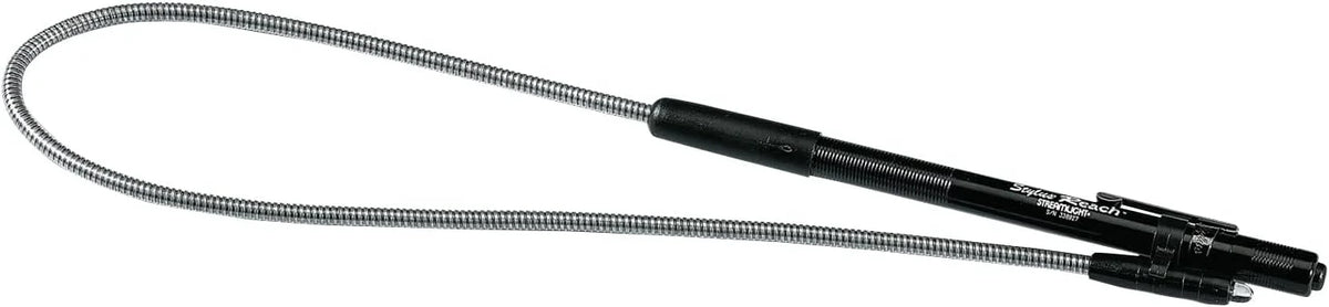 Streamlight 65418 Stylus Long Reach 11-Lumen White LED Pen Light for Mechanics, Inspectors, and Technicians with Flexible 18-Inch Extension Cable and 3 AAAA Alkaline Batteries, Black