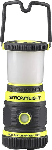 Streamlight 44943 Siege AA 200-Lumen Lantern with White & Red LEDs and Magnetic Base for Camping & Emergencies, Yellow