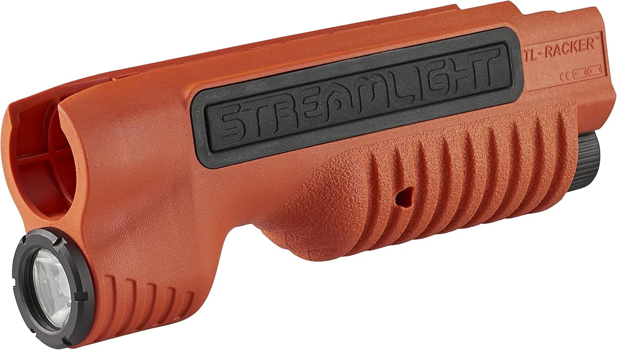 Streamlight 69611 TL-Racker 1,000 Lumen 20,000-Candela Tactical Integrated Forend Weapon Light with Ambidextrous Controls for Remington 870 Only, Orange