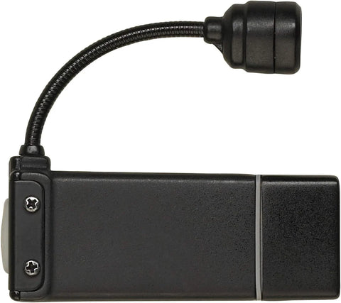 Streamlight 61125 ClipMate 70-Lumen 500-Candela Rechargeable Hands-Free Clip-On Light with White and Red LEDs, Black