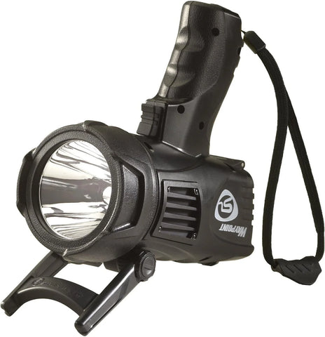 Streamlight 44902 Waypoint 750-Lumen 150,000-Candelas 775 Meter Beam LED Spotlight with 12V DC Power Cord and Mount Holder, Black