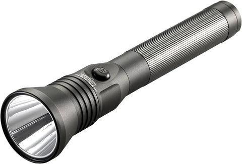 Streamlight 75863 Stinger DS HPL 800-Lumen 48000-Candela Rechargeable LED Flashlight with Dual Switches and 120V/12V DC Smart Charger System and 2 Holders, Black