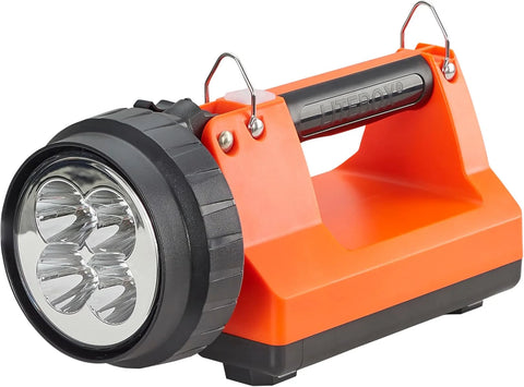 Streamlight 45855 E-Spot LiteBox 1500-Lumen 110000 Candela Rechargeable Spot Beam Lantern with Vehicle Mount System, Direct Wire DC Charging Rack, and Heavy Duty Shoulder Strap, Orange