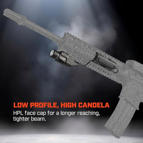 Streamlight 69441 TLR RM 1 500-Lumen Low-Profile Rail Mounted Tactical Light with Rail Locating Keys and CR123A Battery, Black