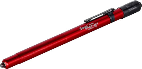 Streamlight 65035 Stylus 11-Lumen White LED Pen Light for Medical, Inspection, and Everyday Use with 3 AAAA Alkaline Batteries, Red