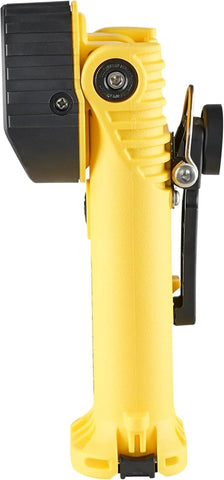 Streamlight 91826 Survivor Pivot 325-Lumen Right Angle Articulating Dual Beam Spot & Flood LED Flashlight with Magnet and Alkaline Batteries, Yellow