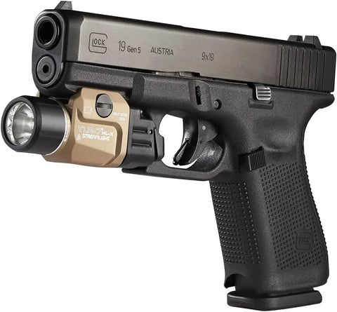 Streamlight 69459 TLR-7 HL-X USB 1000-Lumen 22000-Candela Rechargeable Rail Mounted Weapon Light with Interchangeable High & Low Switches and Key Kit, Flat Dark Earth