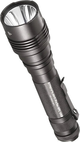 Streamlight 88077 ProTac HPL USB 1000-Lumen 35,000-Candela USB Rechargeable Long Range Tactical LED Flashlight with USB Cable and Holster, Black