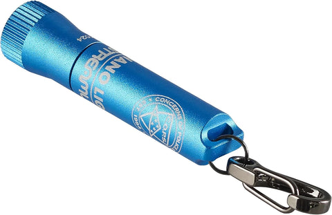 Streamlight 73021 Nano Light II 20-Lumens Miniature Keychain LED Flashlight with AAAA Alkaline Battery, Blue C.O.P.S Edition