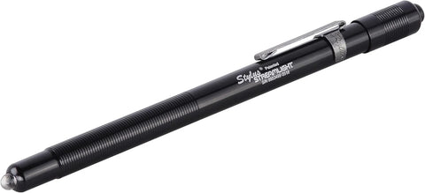 Streamlight 65022 Stylus 2-Lumen Blue LED Pen Light for Inspectors, Technicians, Medical Professionals and First Responders with 3 AAAA Alkaline Batteries, Black