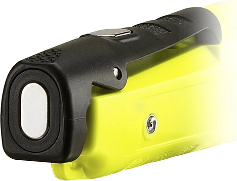 Streamlight 68785 Dualie 275-Lumen Multi-Function Intrinsically Safe Rechargeable Flashlight with Magnetic Clip, Light Only, Yellow