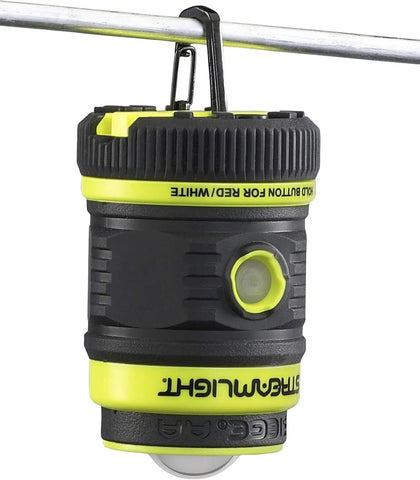 Streamlight 44943 Siege AA 200-Lumen Lantern with White & Red LEDs and Magnetic Base for Camping & Emergencies, Yellow